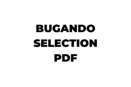 Bugando (CUHAS) Selected Applicants 2025-26 PDF