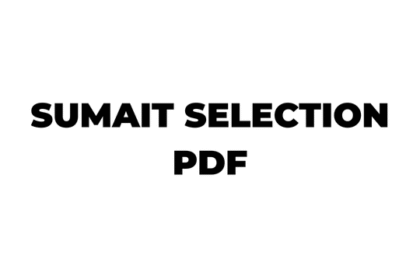 SUMAIT Selected Applicants 2025-26 PDF